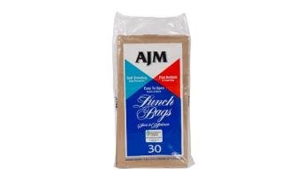 lunch bags (13x8x27cm) (pk/30)