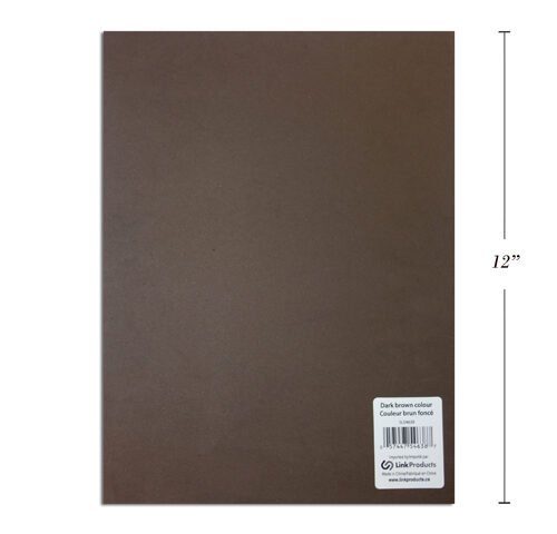 eva foam sheets dark brown, 9x12" 2 mm