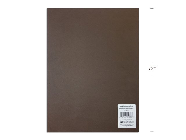 eva foam sheets dark brown, 9x12" 2 mm