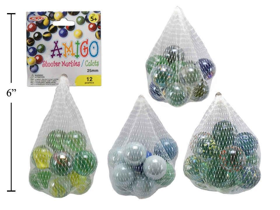 25mm Shooter Marbles (Pk/12)