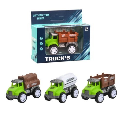 Pull Back Action Farm Truck