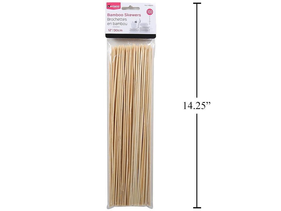 Luciano 12" Bamboo Skewer (Pk/100)
