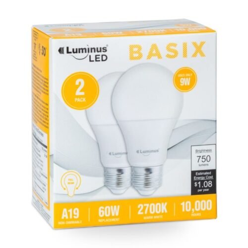 Basix Bulb 14w (Pk2)