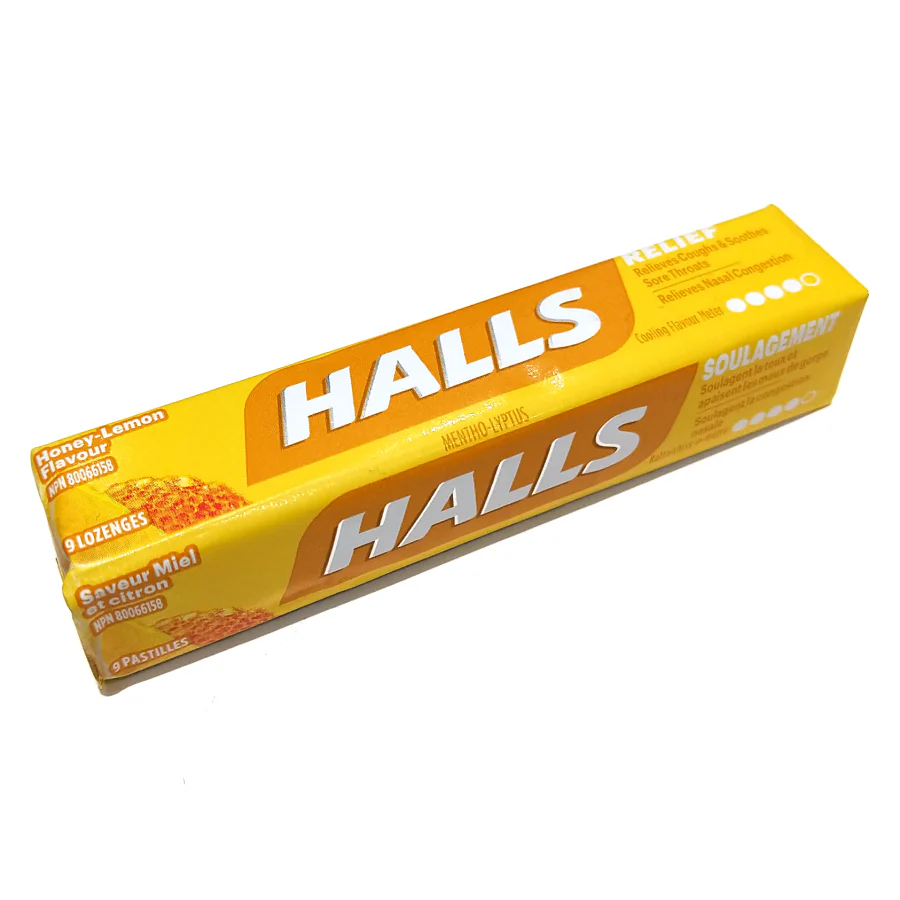 halls honey lemon
