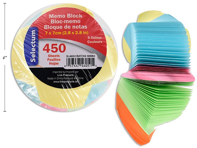 memo block