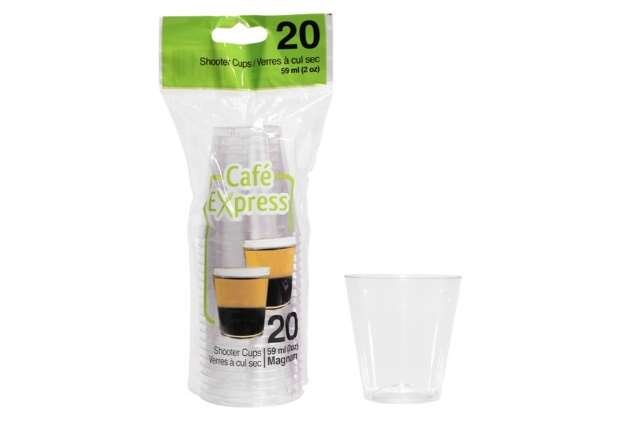 CAFE EXPRESS 2oz SHOOTER CUPS 20/Pack (Bx/10)