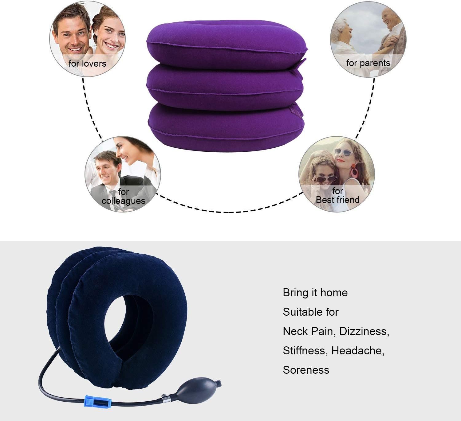 cervical tractor pillow