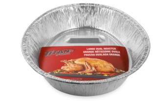 large aluminium oval roaster
