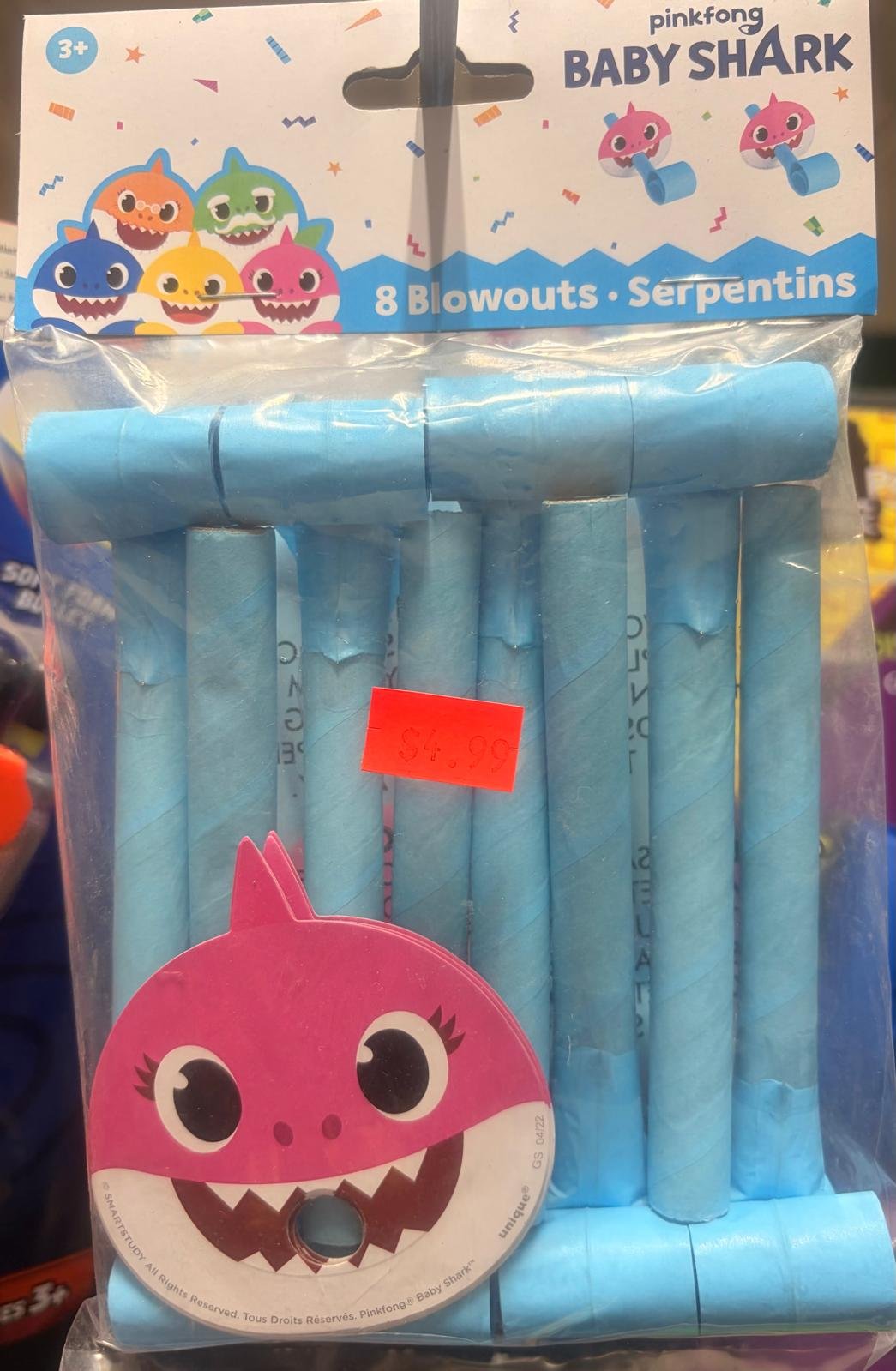 BABY SHARK Blowouts (PK/8)