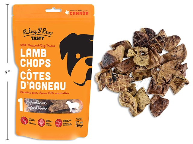 lamb lung wafers dog food 50g. resealable peggable pouch (pk/12)