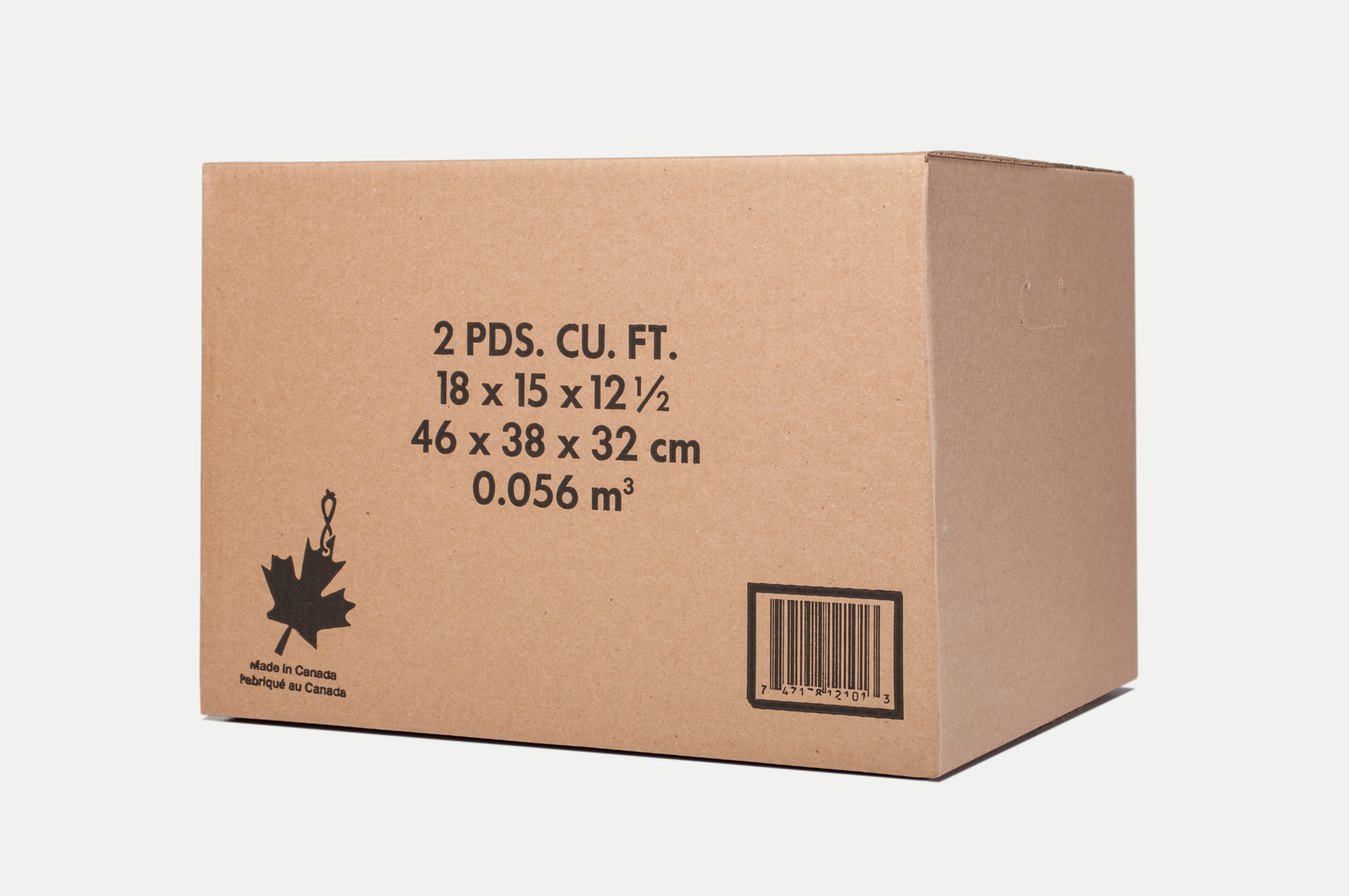 corrugated cardboard box 46x38x32cm (medium) (pk/15)
