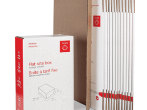 flat rate box 35.5x26.3 x 5.3cm small prepaid