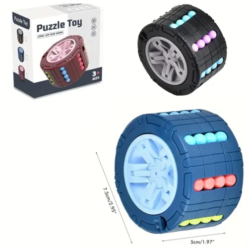 tire shaped rotating spinner toy