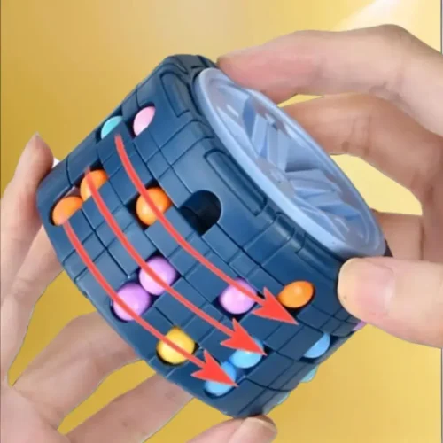 tire shaped rotating spinner toy