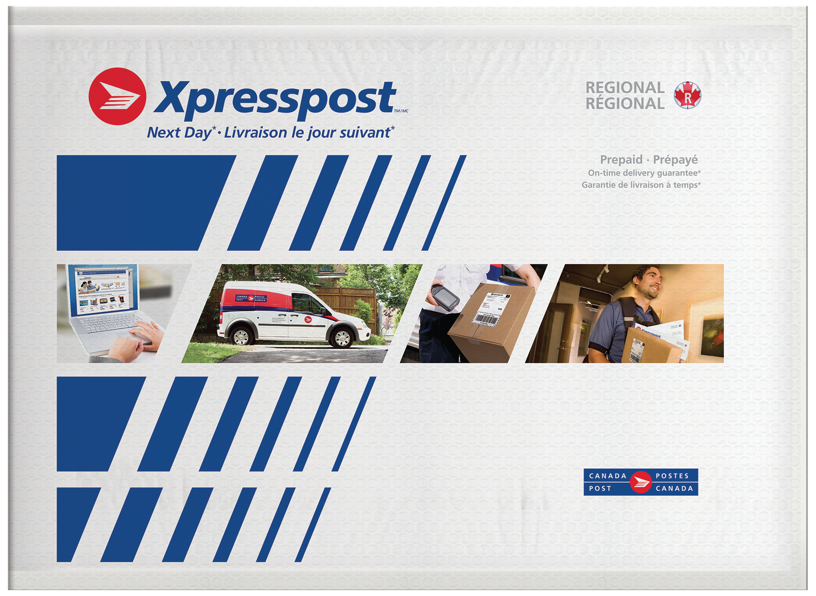 xpresspost™ prepaid bubble envelope regional shipping (large)