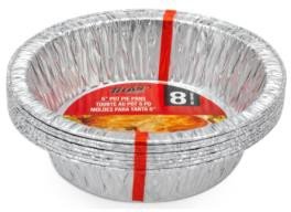 5" pie pans (pk8)