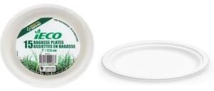 15 baggase plates 7"