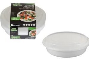 takeout container 650ml (pk6)