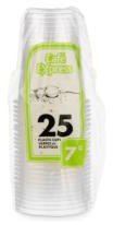 7oz plastic cups (pk/25)