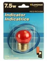 red indicator luminus 7.5w