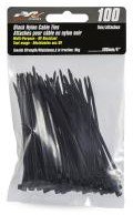 black cable ties 100mm (pk/100)