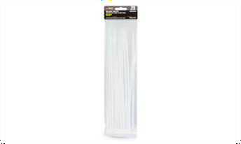 white cable ties 350mm (pk/25)