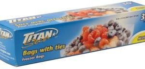 storage bags w/ties m (pk30)
