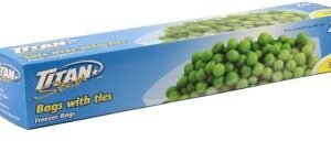 storage freezer bags l w/ties (pk20)