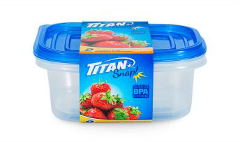 food container medium 670ml (pk2)