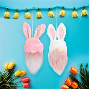 easter 7" hanging bunny gnome