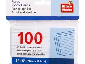 3"x5" index card (pk/100)