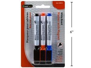 magnet marker w/eraser (pk/3)