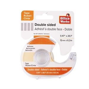 dbl sided tape, 12mm x 6.3m