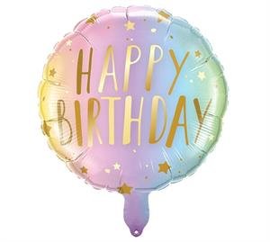 let's party, 18" bday balloon