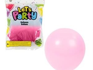 12"helium quality balloon, pink (pk/10)