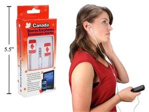 canada flag ear phone