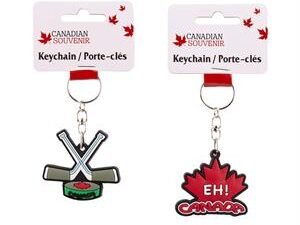 canada keychain, 2/s, "eh! canada