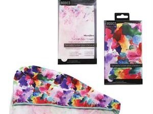floral hair towel turban