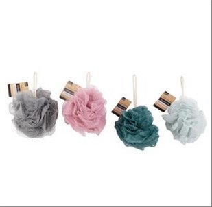 bath sponge w cotton rope 50g
