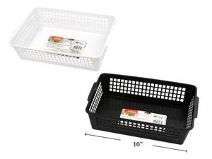 plastic basket small 9.75x6x2.5"