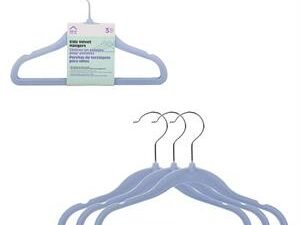 kids velvet hangers (pk3)