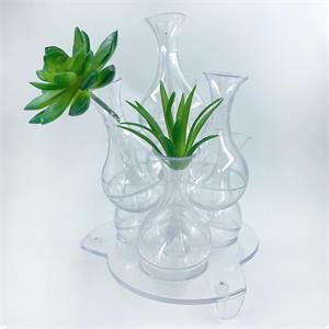 7 globe magic flower vase