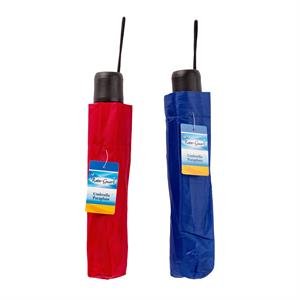 rain guard folding umbrella w/pouch