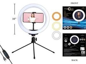 podcaster webcaster pro ring light kit 10"
