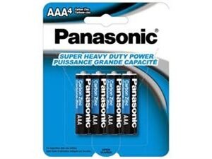 panasonic, aaa super hd battery (pk4)