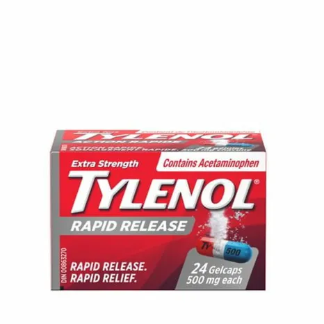 tylenol rapid release 500mg (24 caps)