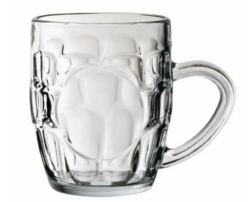 17 oz beer mug glass