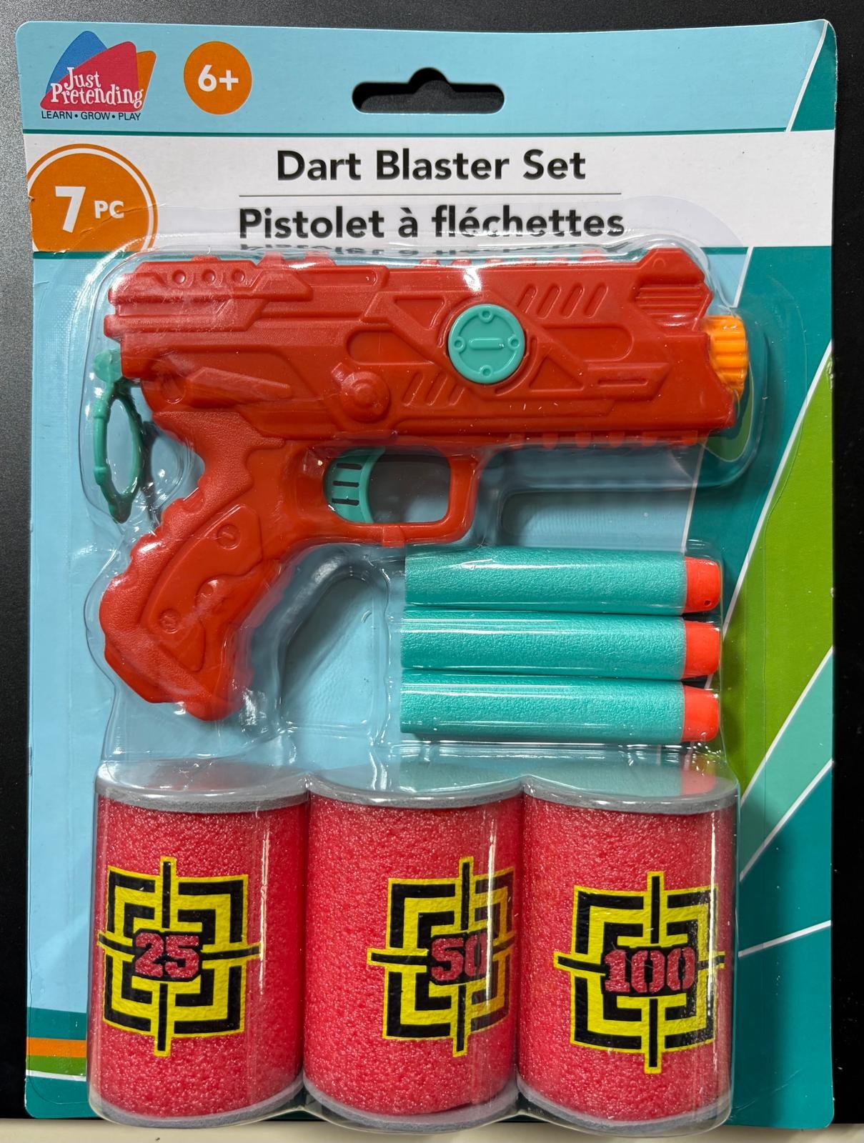 dart blaster w/target set