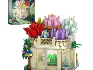 flower house building block lego set (619pcs)