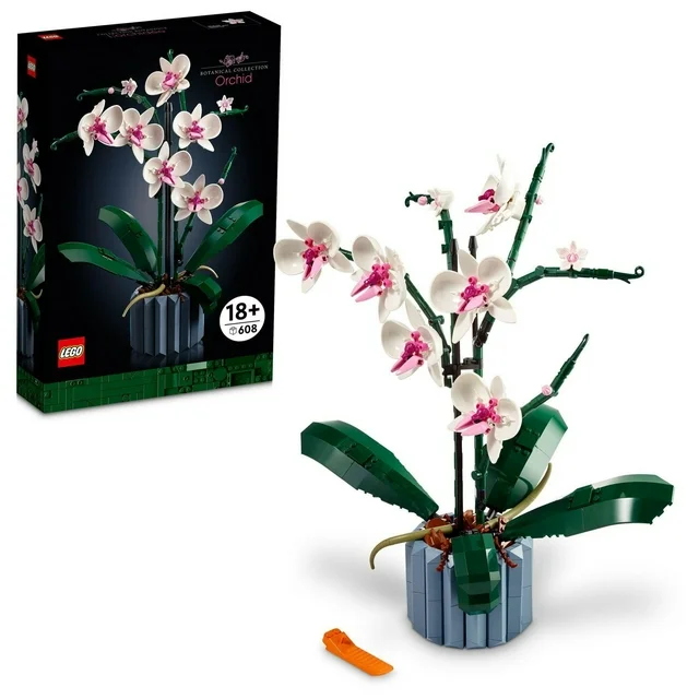 botanical collection orchid flower (581pcs)